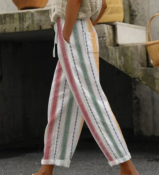Isabel | Pantalón Estampado Ancho