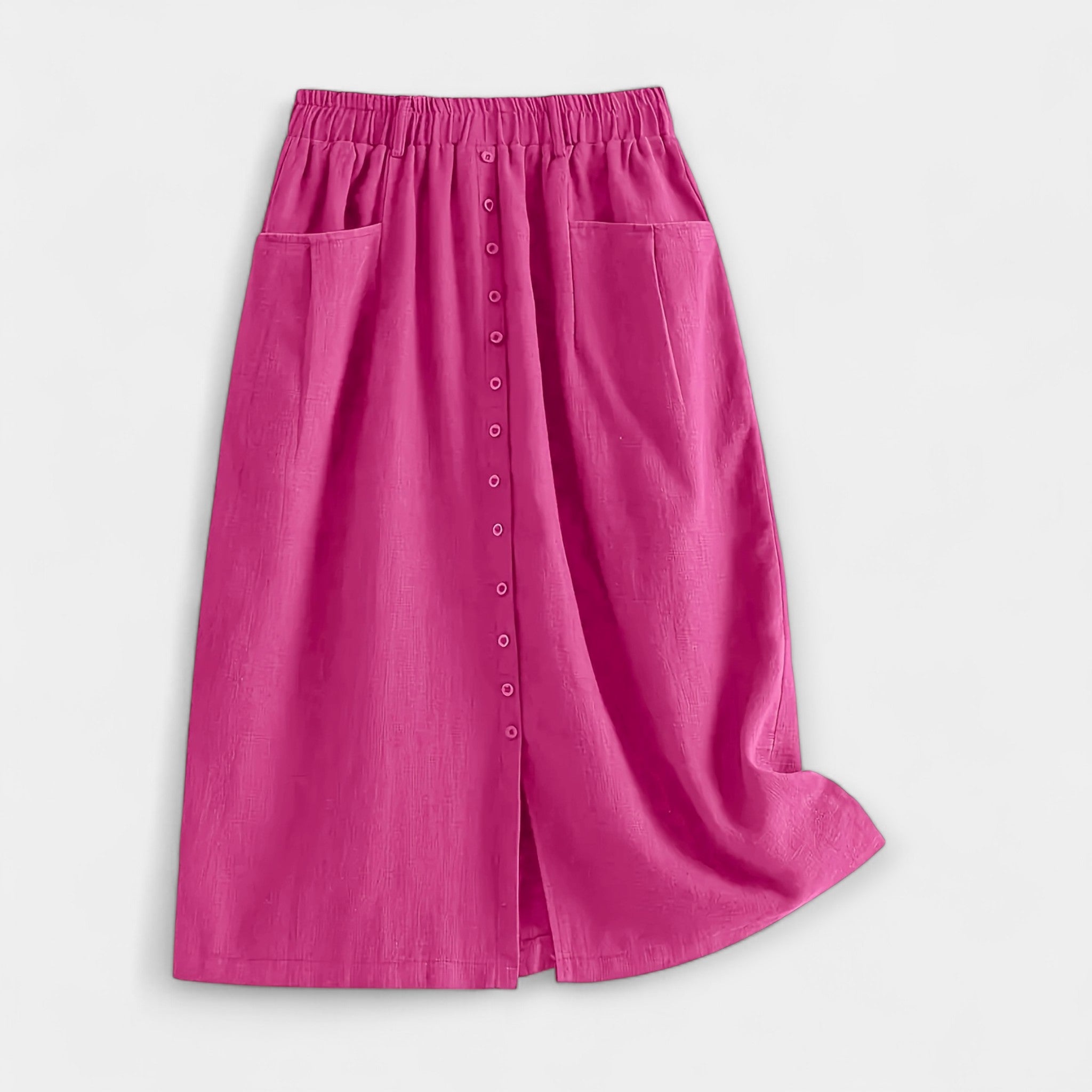 Dolores | Falda Midi de Lino