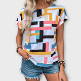 Fernanda | Blusa Manga Corta Elegante
