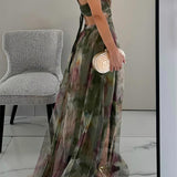 Giselle | Vestido Maxi Encantador con Estampado Floral