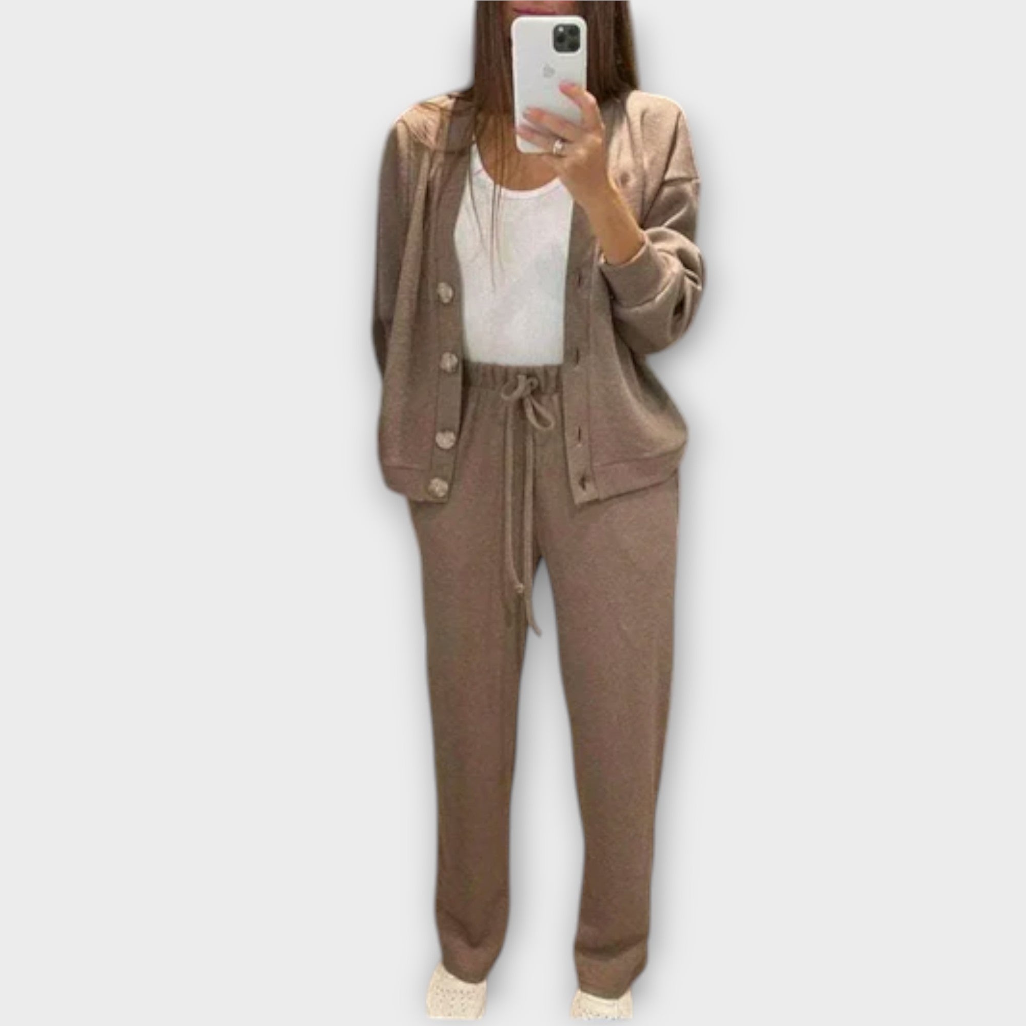 Rosalía | Chaqueta Larga de Punto