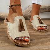 Olga | Sandalias Estampadas de Lana