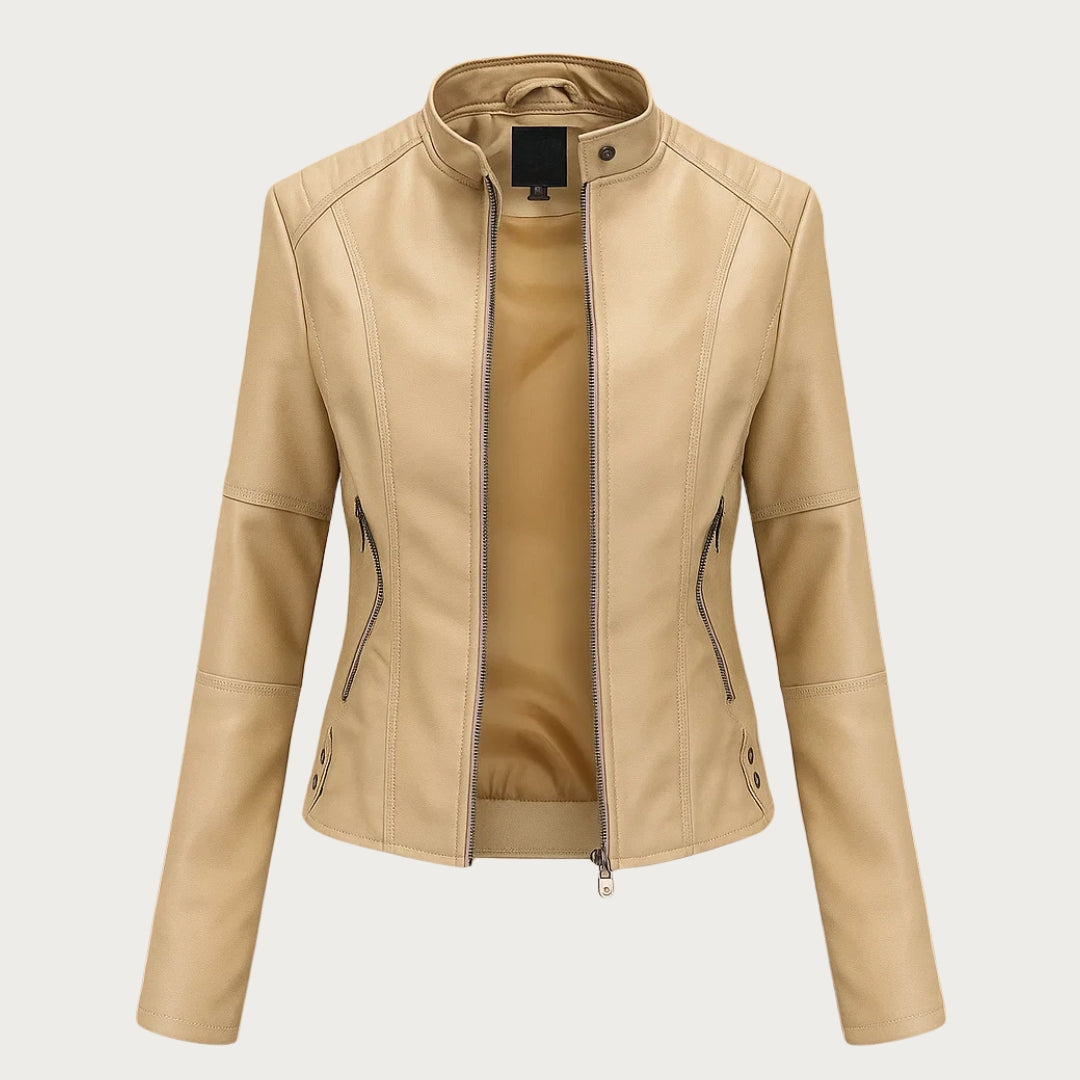 Adriana | Chaqueta de Cuero Elegante