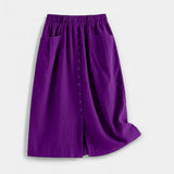 Dolores | Falda Midi de Lino