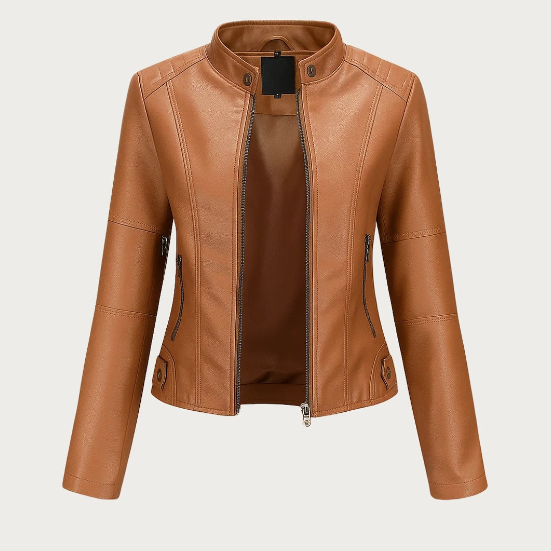 Adriana | Chaqueta de Cuero Elegante