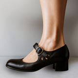 Cristina | Tacones de Cuero Elegantes