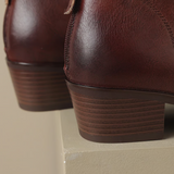Mercedes | Botines de Piel Elegantes