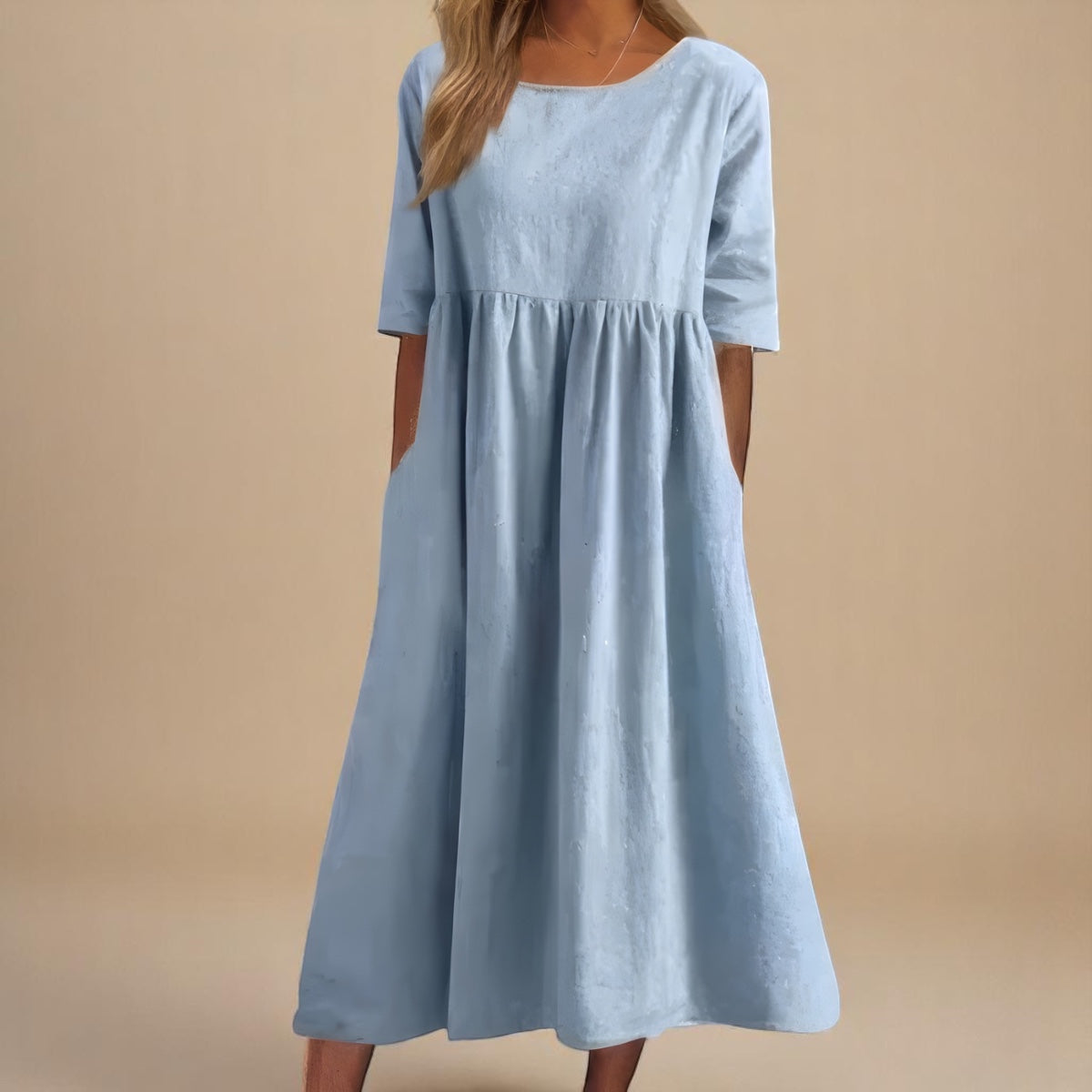 Estela | Vestido de Algodón Fluido