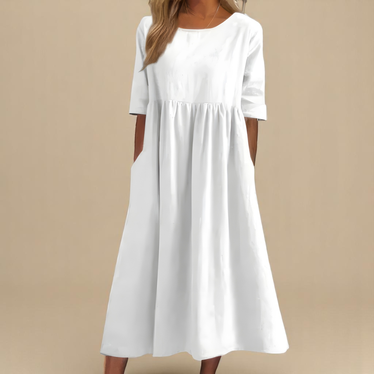 Estela | Vestido de Algodón Fluido