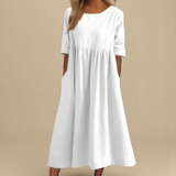 Estela | Vestido de Algodón Fluido