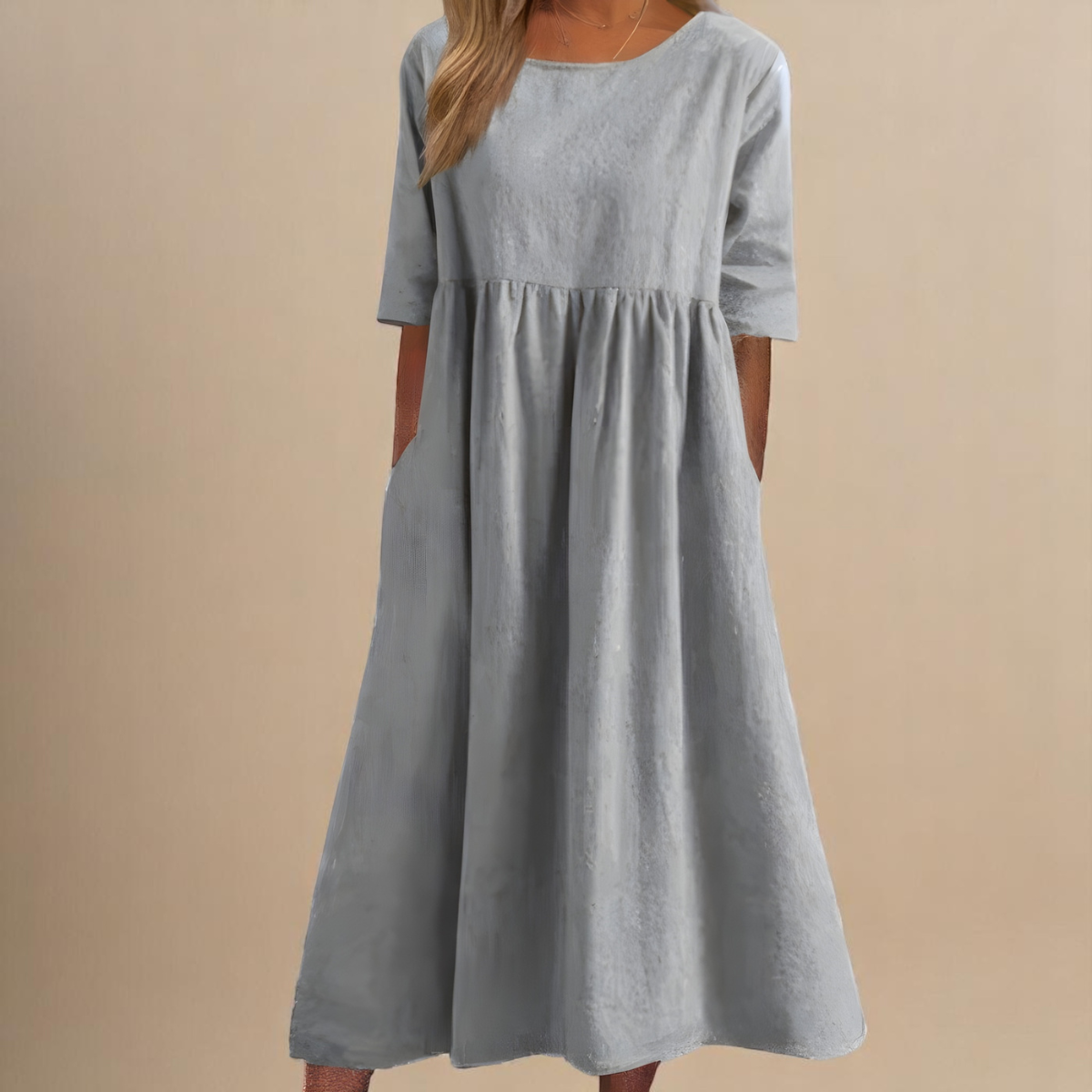 Estela | Vestido de Algodón Fluido
