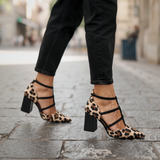 Felisa | Tacones Leopardo Elegantes