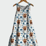 Nieves | Vestido Midi Estampado
