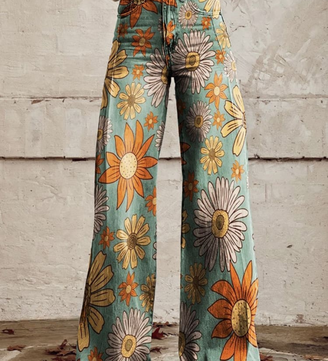 Jimena | Pantalón Floral Holgado
