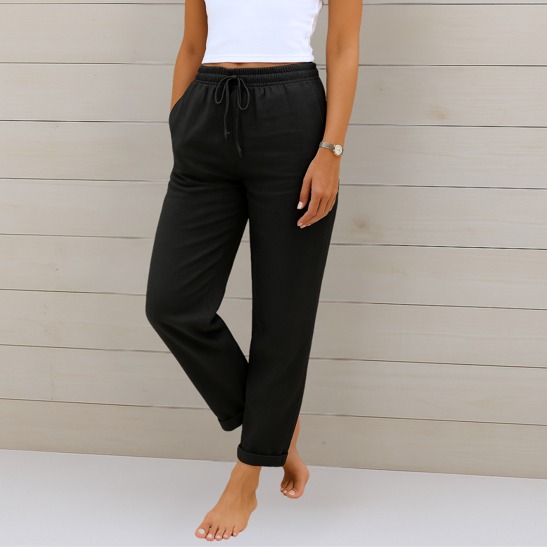 Pamela | Pantalón de Lino Elegante