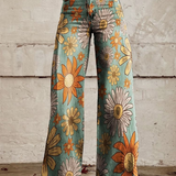 Jimena | Pantalón Floral Holgado