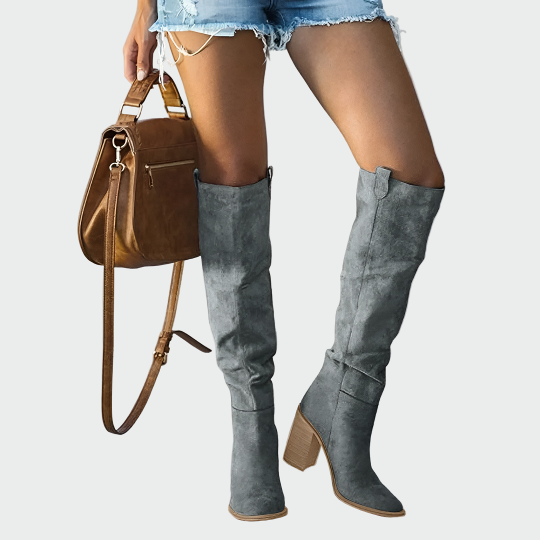 Marcela | Botas de Cuero Ajustadas