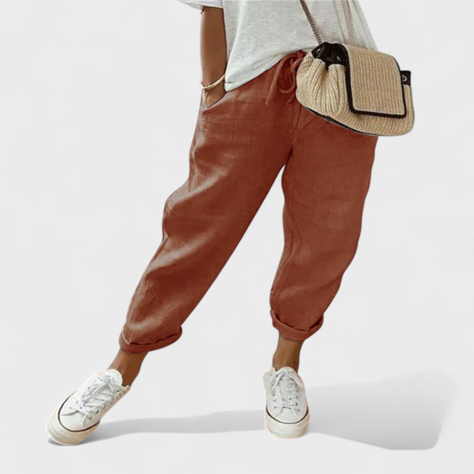 Paula | Pantalón de Lino Elegante
