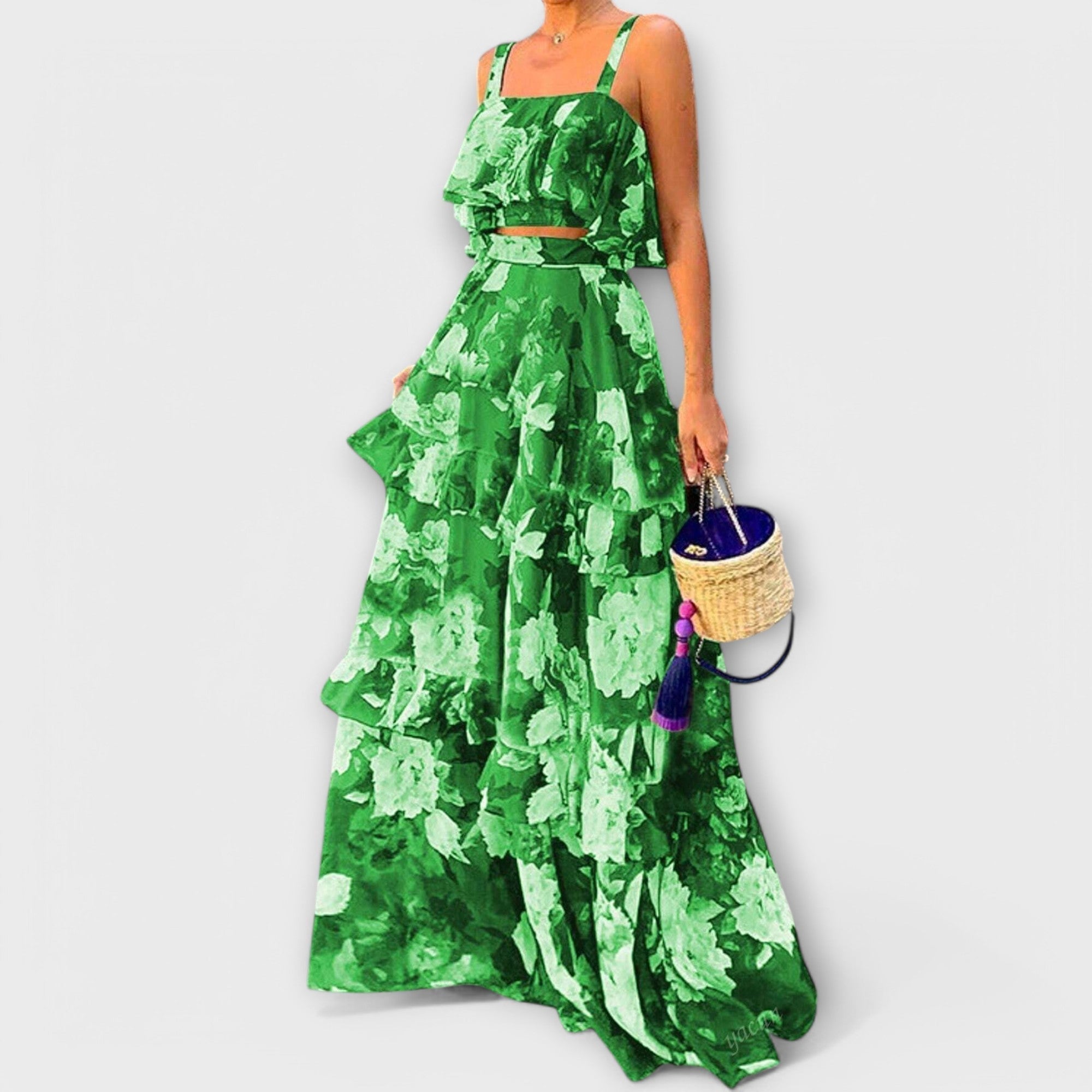 Beatriz | Vestido Floral con Tirantes