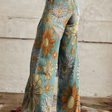 Jimena | Pantalón Floral Holgado