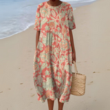 Valeria | Vestido Floral de Piel