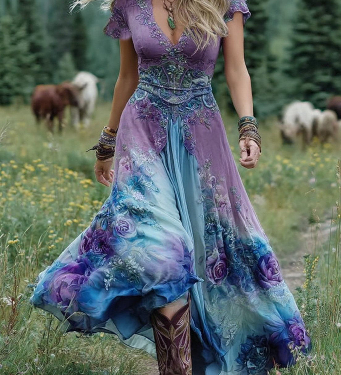 Virginia | Vestido Maxi Floral