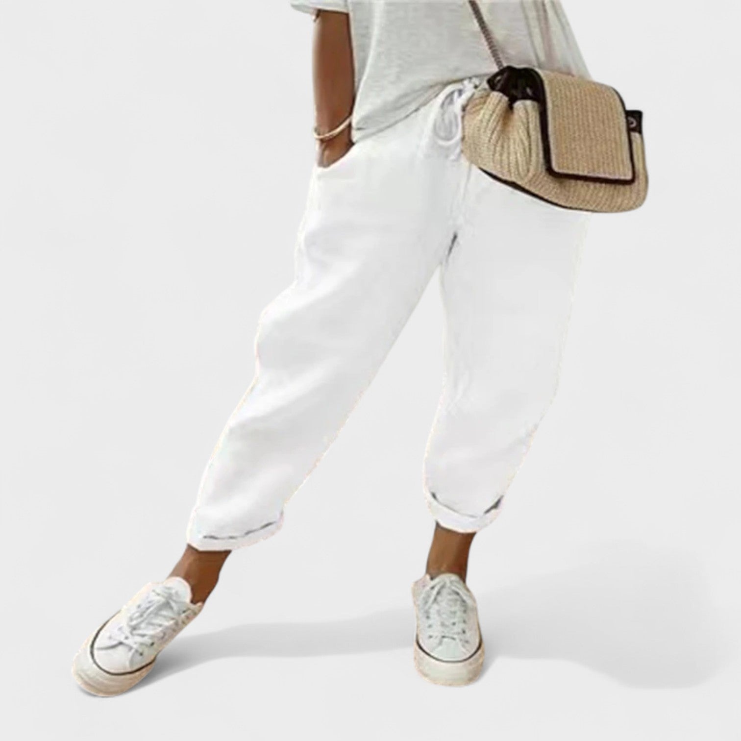 Paula | Pantalón de Lino Elegante