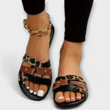 Diana | Sandalias Estampadas de Cuero