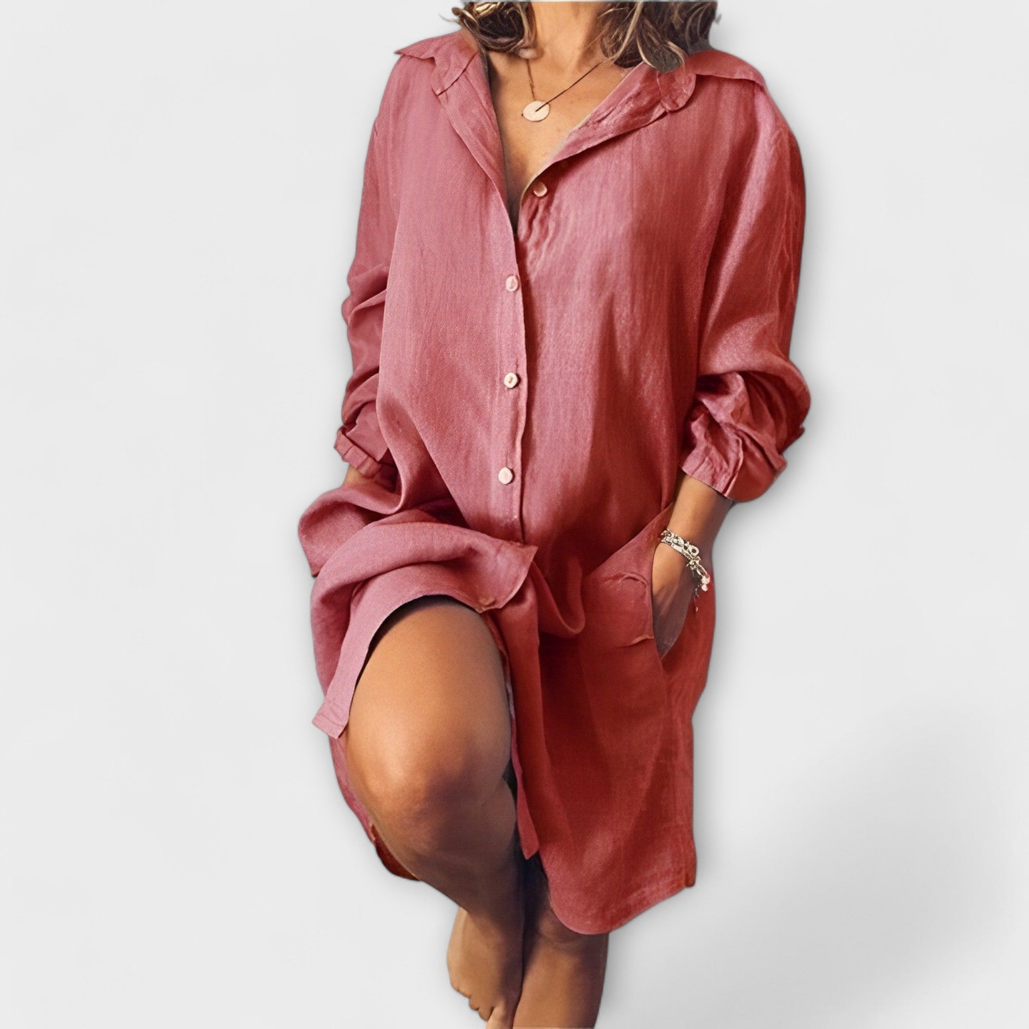 Rocío | Blusa de Lino Elegante