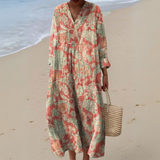 Valeria | Vestido Floral de Piel