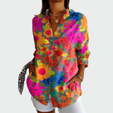 Marisa | Camisa Floral Manga Larga