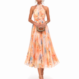 Aurora | Vestido con Cuello Halter