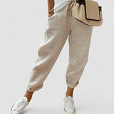 Maite | Pantalón de Piel Holgado