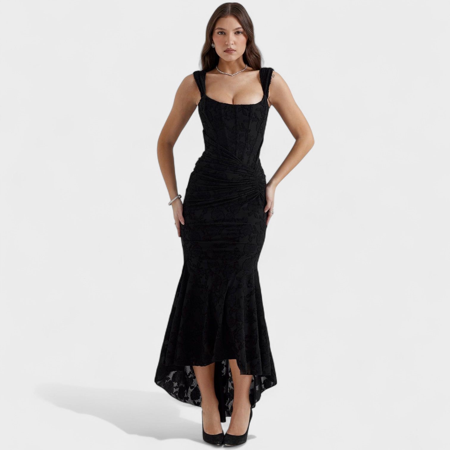Hortensia | Vestido Ajustado Romántico