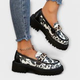 Sandra - Mocasines Clásicos Retro con Estilo