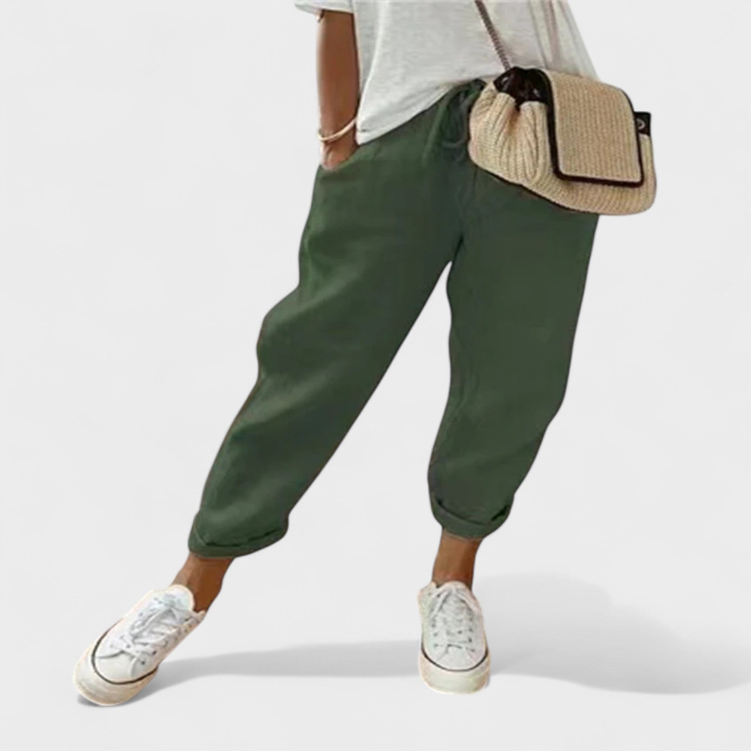 Paula | Pantalón de Lino Elegante