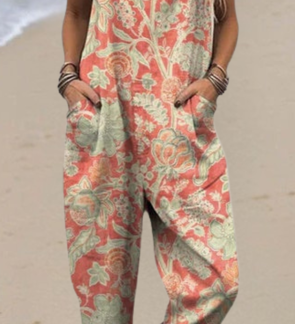 Victoria | Vestido Floral de Piel