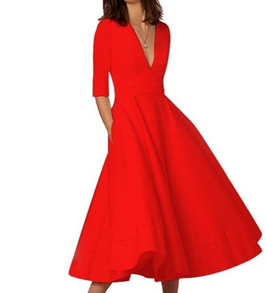 Felisa | Vestido Midi Fluido