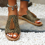 Olga | Sandalias Estampadas de Lana