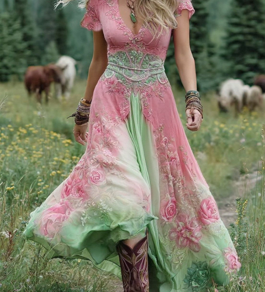 Virginia | Vestido Maxi Floral