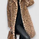 Luz | Abrigo Largo Leopardo