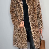 Luz | Abrigo Largo Leopardo