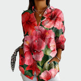 Marisa | Camisa Floral Manga Larga