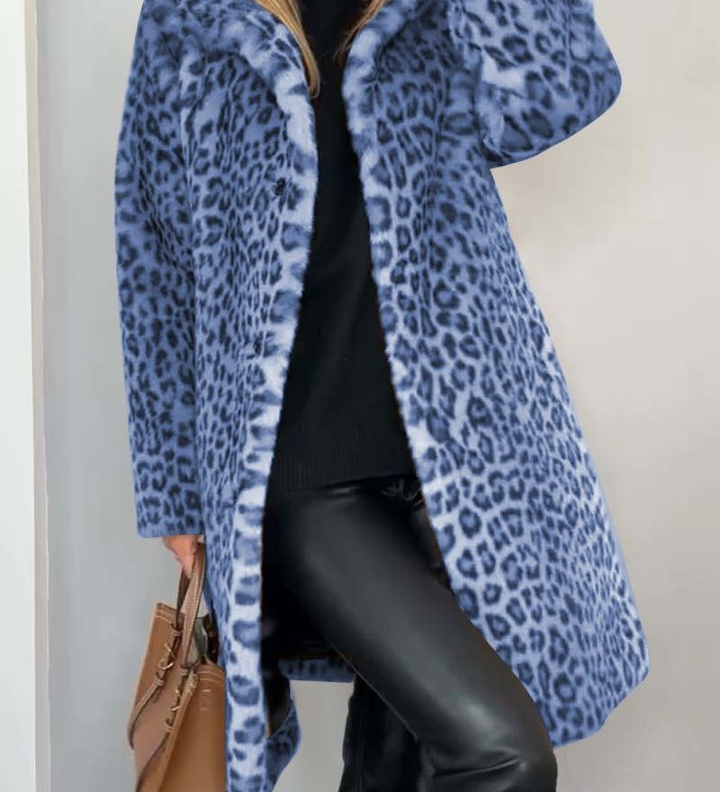 Luz | Abrigo Largo Leopardo