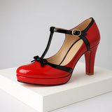 Diana | Tacones de Cuero Elegantes