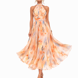 Aurora | Vestido con Cuello Halter