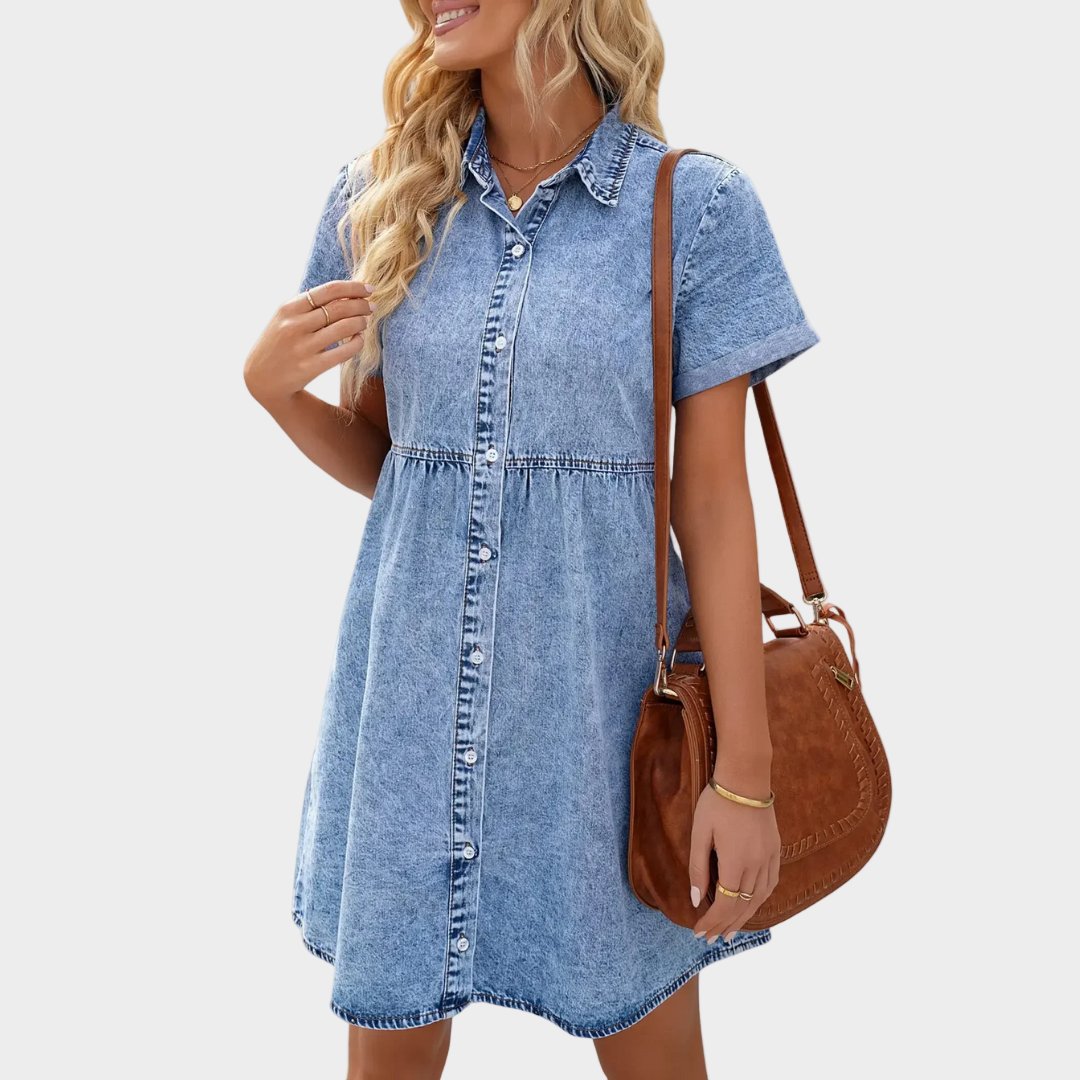 Amaia | Vestido Denim Holgado