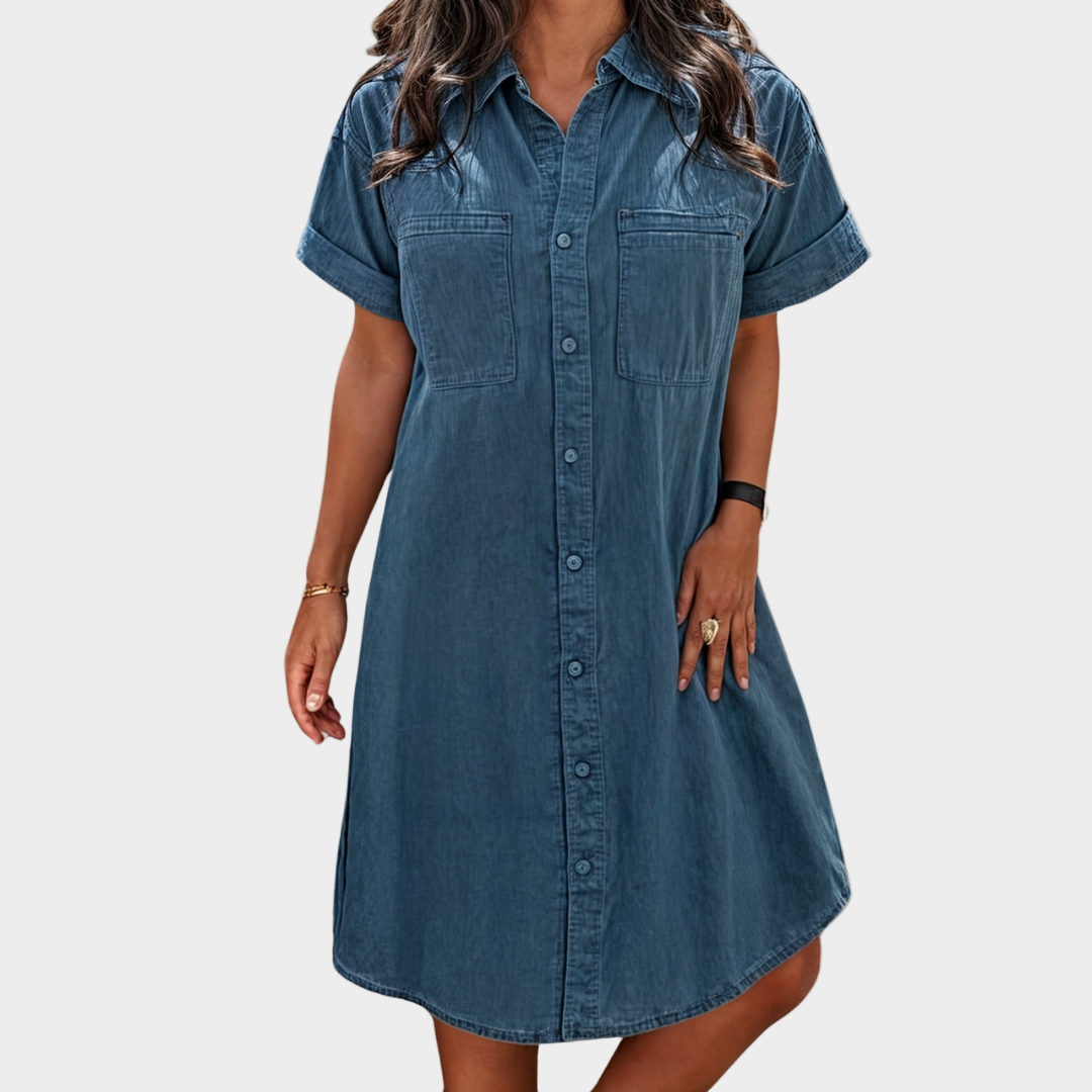 Marina | Vestido Largo Denim