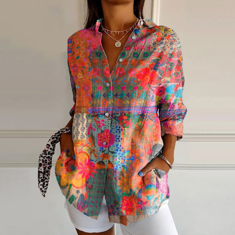 Montserrat | Camisa Floral Elegante