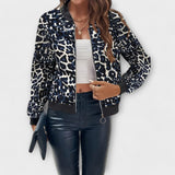 Catalina | Abrigo Estampado de Cuero